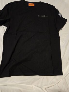 New! Rockridge Men Med Fitted TShirt In Black For Those Who Drive/World Forward